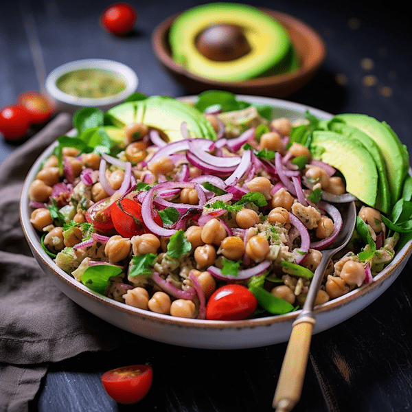 Vegan Tuna and Avocado Salad
